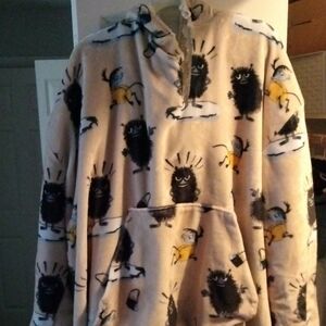 Cozy Cartoon Character Hoodie